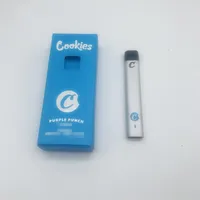 Cookie Delta 8 Vape Pen Одноразовые электронные сигареты POD Устройство Пустые стручки 1 мл Емкость с аккумуляторной батареей