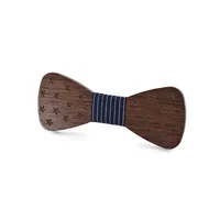 Bow Ties Fashion Wooden Children Handmade Wedding Party Butterfly Tie For Baby Boys Girls Wood Bowties Accessories
