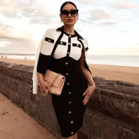 Women's Trench Coats Adyce Bandage For Women 2022 Winter Sexy Long Sleeve Buttons Elegant Formal Runway Party Outwear Jackets