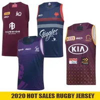 2020 Rugby Vest Australia Melbourne Storm QLD Maroons Rugby Jerseys Brisbane Broncos Sydney Roosters NRL Rugby League Jersey