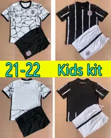 Kids Kit 2021 Corinth Soccer Jerseys 21 22 Camisetas Corinthians Home Away Gabriel Balbuena Luan Cassio Jadson Senna Kazim Fagner Cantillo Football Commirt