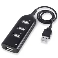 USB Hub 2.0 Multi Port 4 Ports Splitter High Speed ​​Adapter för PC Laptop Notebook Computer Accessories