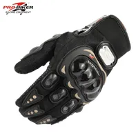 Utomhussport Pro Biker Motorcykelhandskar Full Finger Moto Motorcykel Motocross Protective Gear Guantes Racing Glove