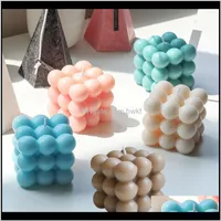 Décor & Gardengeometry Cube Candle Soy Wax Romantic Gift Ins Home Nursery Decorative Candles Drop Delivery 2021 Hsqj7