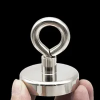 Hooks & Rails Diameter 20/36/42mm Super Strong Magnetic Hook Neodymium Magnet Pot Fishing Salvage Magnets Powerful Sea Searcher