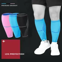 1 pcs cotovelo joelheiras executando atletismo perna panturrar shin proteger splints mangas de compressão de segurança de segurança engrenagem protetora unisex