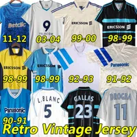 Drogba Deschamps Pires Maillot De Foot Marseille Retro Soccer Jerseys 1990 91 92 93 98 99 2000 03 04 11 12 Klasyczna shirt vintage piłki nożnej Boli Payet Papin Remy Voller