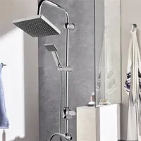 Robot Square Hill Shower Sistema de ducha multifunción Sprinkler Ducha Set X0705
