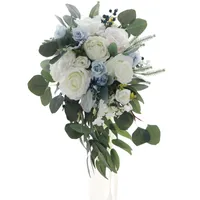 Bouquet de casamento de buquets de alta qualidade Buquê azul