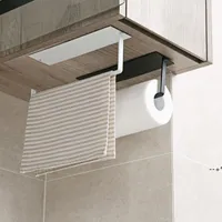 NewWall-монтируемая кухня ванная комната кабинета самоклеящегося бумаги держатель для полотенца крючок вешалка для хранения вешалка для хранения перфорации Rra10779
