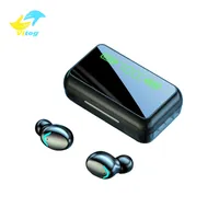 Vitog R11 TWS Наушники Bluetooth V5.0 Беспроводные наушники Mini Smart Touching Earbuds со светодиодным дисплеем Power Bank Gaming Headset и MIC