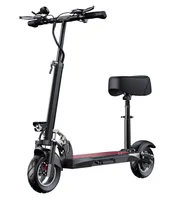 Long voyage Electric Scooters for Adults Battery E Scooter Seat Folding Monopattino Elettrico 10 Inch Big Tire Stock
