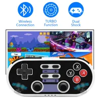 Nintendo 스위치 / PC / PS3 / AndroidA36에 대한 무선 게임 패드 미니 레트로 블루투스 호환 게임 조이스틱 원격 제어