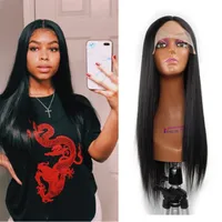 Straight Lace Front Wigs Long Synthetic T-Part For Women Beautiful Heat Resistant Fiber Hair