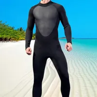 Erkek Eşofmanları 3mm Erkekler Tam Vücut Sıcak Dalış Yüzme Takım Elbise Sörf Şnorkel Scubas Wetsuit Mayo