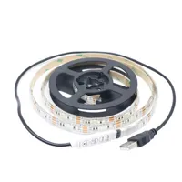 2021 1m 5050 30led RGB USB Led Strip Waterproof Cuttable With USB Cable &Mini Controller SMD 5050 Ip65 DC 5V