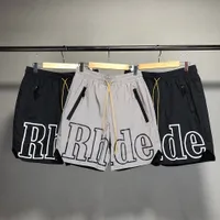 Rhody New York Limited Cudy Short Shorts Письмо Print Beach Beach Grey 3M Reflexe
