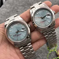 Ausgezeichnete Armbanduhren 228206 Eisgrünwahl 40mm Edelstahl 316L ETA 2813 Bewegung Automatische Männer Uhren Uhren