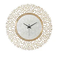Orologi da parete creativo muto moderno design grande orologio rame fashion art luxury deco murale home decor per soggiorno pared