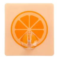 2021 Fruit Nahtlose Klebstoffhaken Wasserdichte Transparente Starke Stickhaken Küche Wandaufhänger