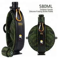 Water Bottle Portable Pouch Camping Kettle For Backpack Vest Belt Travel Cycling Hiking Accessories Nylon