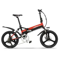 Elektrikli Bisiklet -s CE Sertifikası Lankeleisi Yüksek Kalite 20 "inç 48 V 400 W 13AH L G Pil Katlanır Bisiklet 20 E-Bike