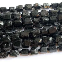 Veemake Mineral Mineral Tourmaline DIY Colar Braceletes Brincos Natural Crystal Nugget Loose Beads para Jóias Fazendo 07057