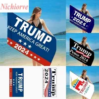 150 * 75cm Quick Seco Febric Bath Towing Toalhas Presidente Trump Toalheiro US Flag Imprimindo Coberturas de Areia para Duche de Viagem Natação