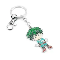 Anime Jewelry My Hero Academia Keychain Midoriya Izuku Figure Car keyring Cosplay Keychain Keyring Accessories For Fun