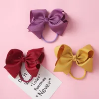 Bow Accessories Handmade Children&#039;s Hair Rim Pure Color Threaded Ribbon Baby&#039;s Fine J&BOW 9784