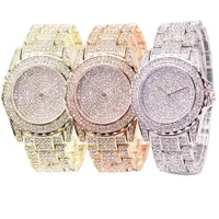 럭셔리 남성과 여성 시계 디자이너 브랜드 시계 Tre de Luxe Quartz Femmes, Ronde, Brillante, en 또는 Et Argent, Cadeau Dames