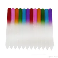 Bunte Glas Nageldateien Durable Crystal File Nagelpuffer Nailcare Nail Art Tool Für Maniküre UV Polish Toola17