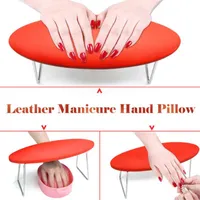 Nail Arm Rest Microfiber Leather Detachable Waterproof Hand Pillow Pad For Technician Use Art Equipment
