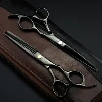 Hair Scissors 5.5&#039;&#039; Or 6&quot; Barber Shop Hairdressing Salon Supplies Professional Cutting Shears Thinning