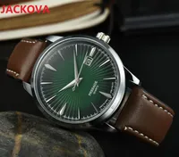 Деловая тенденция выживает коровью кожаные часы мужчин хронографом коктеил цвет серии полный нержавеющий сталь европейский лучший бренд часы