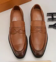 MM Estilo Japonês Moda Mens Mens Square Toe Patent Leather Designer Designer Sapatos Homens Preto / Vermelho Negócio Formal / Partido e Casamento 11