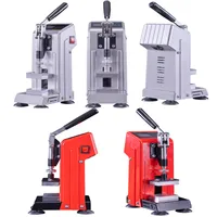 Rosin Press Arbor Machine Dual Heating Plate E-cigarette Manual Rosin Heat Pressing Machines 500kg Pressure with 400W Power Temperature Adjustable Extracted Tools