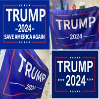 Campagna Terylene Mixcolor per Bandiera presidenziale statunitense 2024 Trump Design Diversity Bandiere elettore Bandiere Scolare la palude 90 * 150 cm 8 8QS Y2
