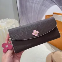 Luxury Designers 2022 Fashion Lady Floral long wallets Alligator Genuine Leather Letter Flowers Cover Card Holders Interior Zipper278r