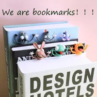 Bookmark 3D Bookmarks stéréo Cartoon Style Animal Original Mignon Funny Pvc Material Childre