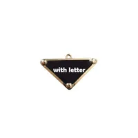 Metall Dreieck Brief DIY Charms Buchstaben Schmuck Halskette Herstellung Zubehör Komponenten Teile Hohe Qualität Großhandelspreis