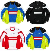 Motocross Downhill Jersey Vélo Vélo Vélo Costume Polyester à manches longues Réchage rapide peut être personnalisé