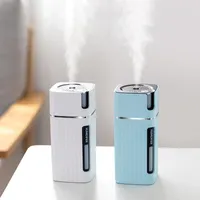 Luftfuktare diffusor mini ultraljud luftfuktare för hem 300 ml USB elektrisk bärbar luftfuktare mist mist maker ledlampa