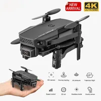 2020 Nieuwe Mini Drone KF611 4K HD Camera WIFI FPV Luchtdruk Hoogte Hold Zwart en Grijs Opvouwbaar Quadcopter RC Drone Toy