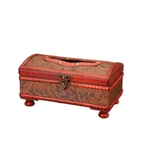 Tissueboxen servetten vintage houten doos decoratie thuis opslag eettafel papier handdoekhouder accessoires