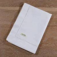 Tischtuch TC002: 1 Stück Tischdecke handgezeichnete gezeichnete weiße Antependiumstickerei