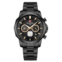Reward Watches RD81063M relogio masculino alloy chronograph mens watches stainless steel trend quartz watchwrist analog chron wristwatch montre pour homme