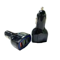 3 USBポートQC3.0車の充電器2.4A高電流有線高速充電速い充電充電器For Phones A002