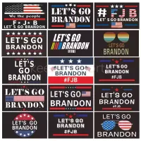 DHL Yeni Git Lets Brandon 3 * 5 Feet Trump Seçim Bayrak Çift Taraflı Başkanlık Bayrağı 150 * 90 cm 2024 Biden SXM3