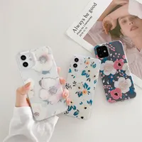 Double Layer Electroplating Butterfly Flower Cases For iPhone 12 Mini 11 Pro XS MAX XR 8 7 Plus Shockproof Hard Laser Phone Case